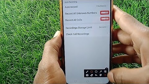 Oppo A54 | how to enable call recording | call recording on Kare | recording all calls