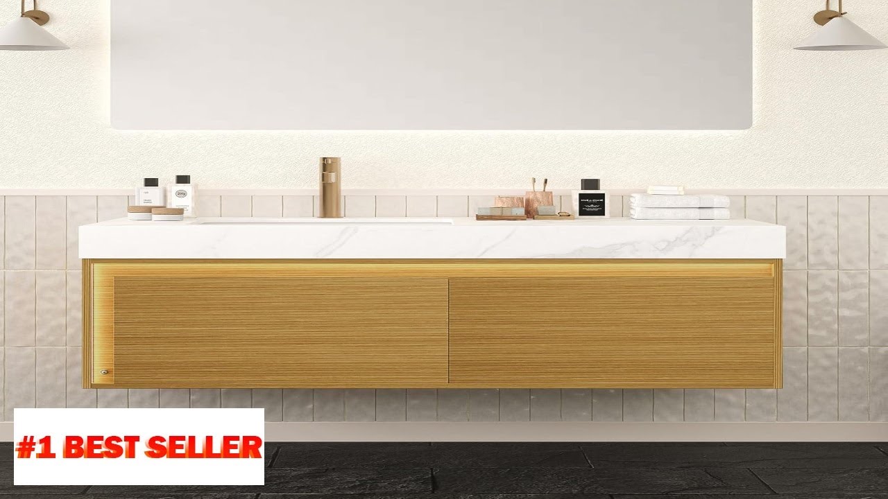 Eleshine 48 inch Floating Bathroom Vanity with Sink Wall Mounted Bathroom Storage - B0FRRD1CPG