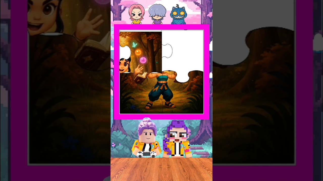 Kpop Demon Hunters Play Games Puzzle 