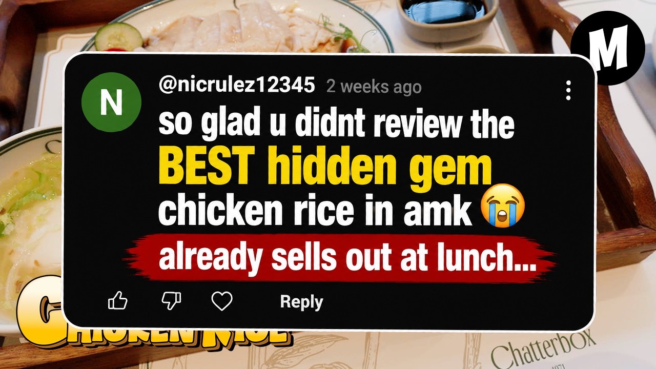 【Best Chicken Rice】A Hidden Gem, Chatterbox and [REDACTED] - Members ...