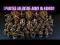 I painted an ENTIRE WARHAMMER ARMY in 48hrs!