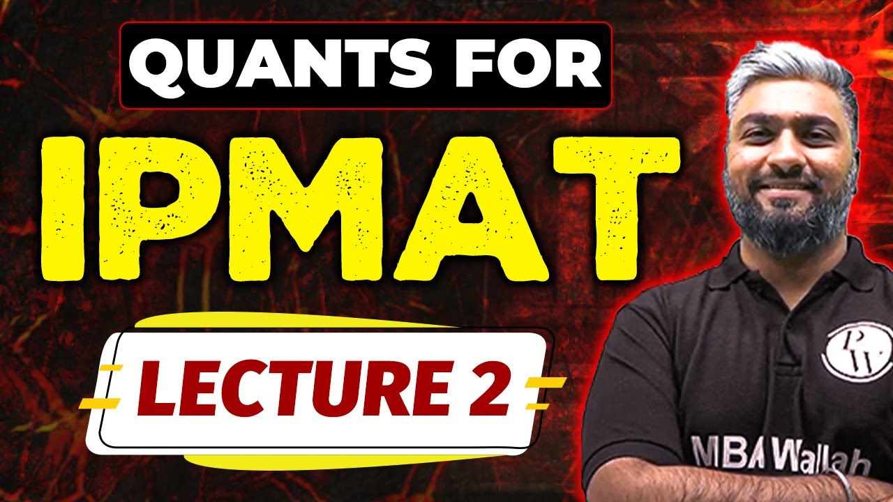 Application of Percentage Quants for IPMAT Lecture 2 - YouTube