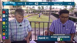 Sunday, July 26 at Del Mar.