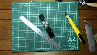Как сделать часовой ремешок из игуаны / How to make a watch strap from an iguana