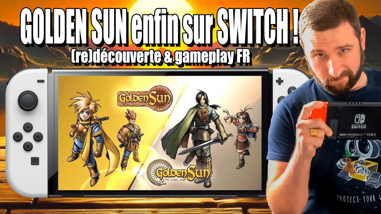 GOLDEN SUN sur NINTENDO SWITCH 🥰 RE-DECOUVERTE & GAMEPLAY FR - YouTube