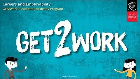 Get 2 Work - Graduate Job Ready Program