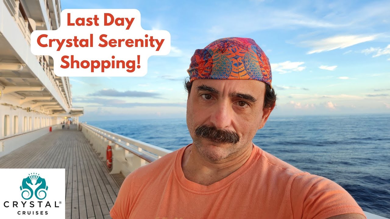 I Celebrate THANKSGIVING on a Luxury Cruise Ship – Crystal Serenity Day 8 - Merch Haul! 🦃✨**