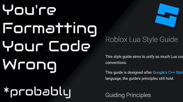Roblox Style Guide - Learn to Code Using Roblox (Beginner 11 2025)