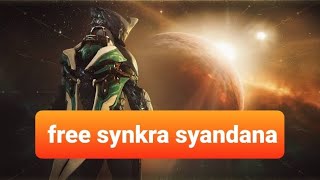 Free Synkra syandana in Warframe