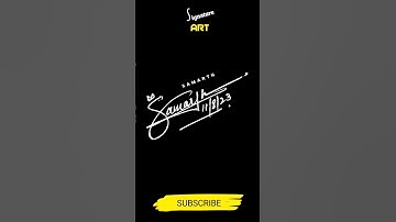 Samarth Name Signature Style| Samarth Unique Signature|S Letter Style #signature #art #artist #style