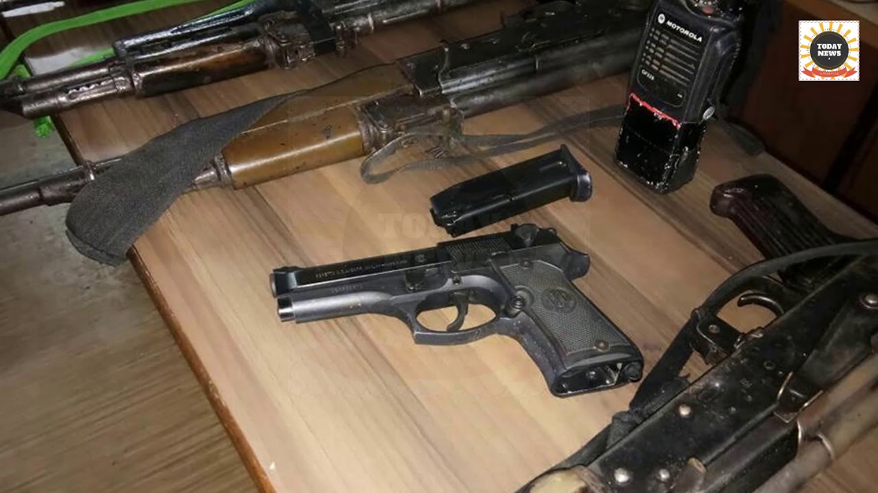 Weapons Recovered From Darjeeling AK 47 Rifles And Many More Weapons Gurung’s Supporters Look Place