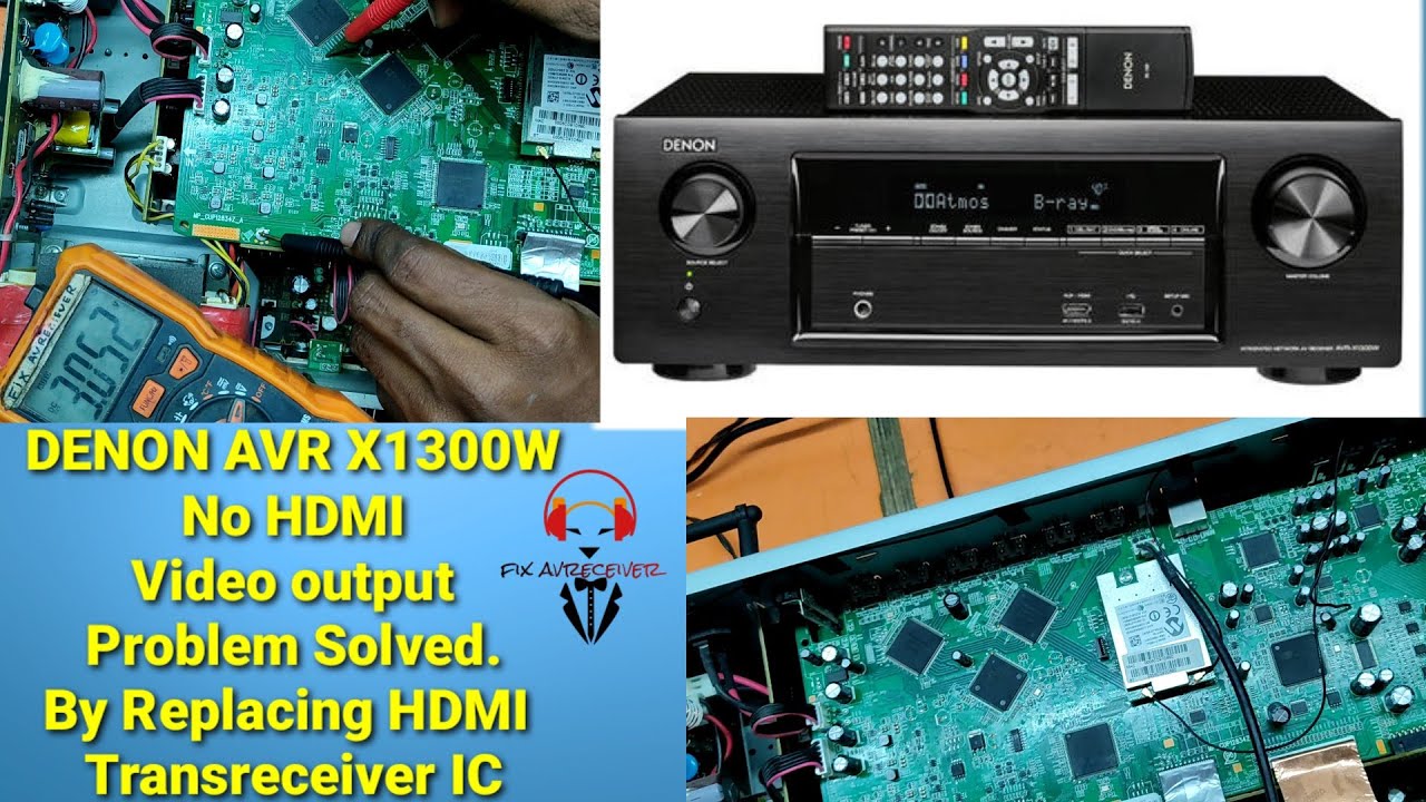 Denon AVR-X1300W 7.2 Channel Wireless and Network AV Receiver