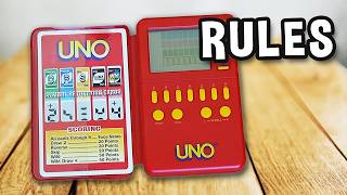 Let's Play: UNO ELECTRONIC HANDHELD game (official rules, instructions,  gameplay) | Spielregeln TV