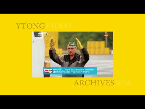 Crash test - checking the compressive strength of YTONG