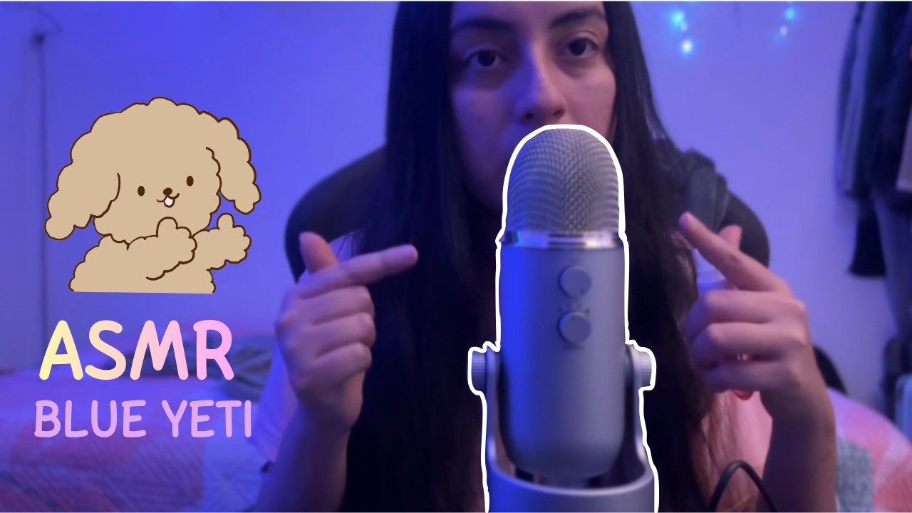 Prueba de MICRO/BLUE YETI💙 (Con y sin ANTIPOP) -Susurros, Soft Spoken ASMR - #asmr