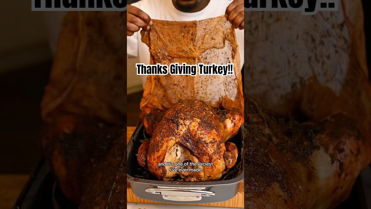 The Juiciest Turkey ever!! #thanksgiving #turkeyrecipe #easyrecipes