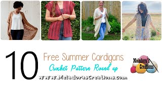 Stay Stylish And Free With These 10 Beautiful Summer Cardigan Crochet Patterns!