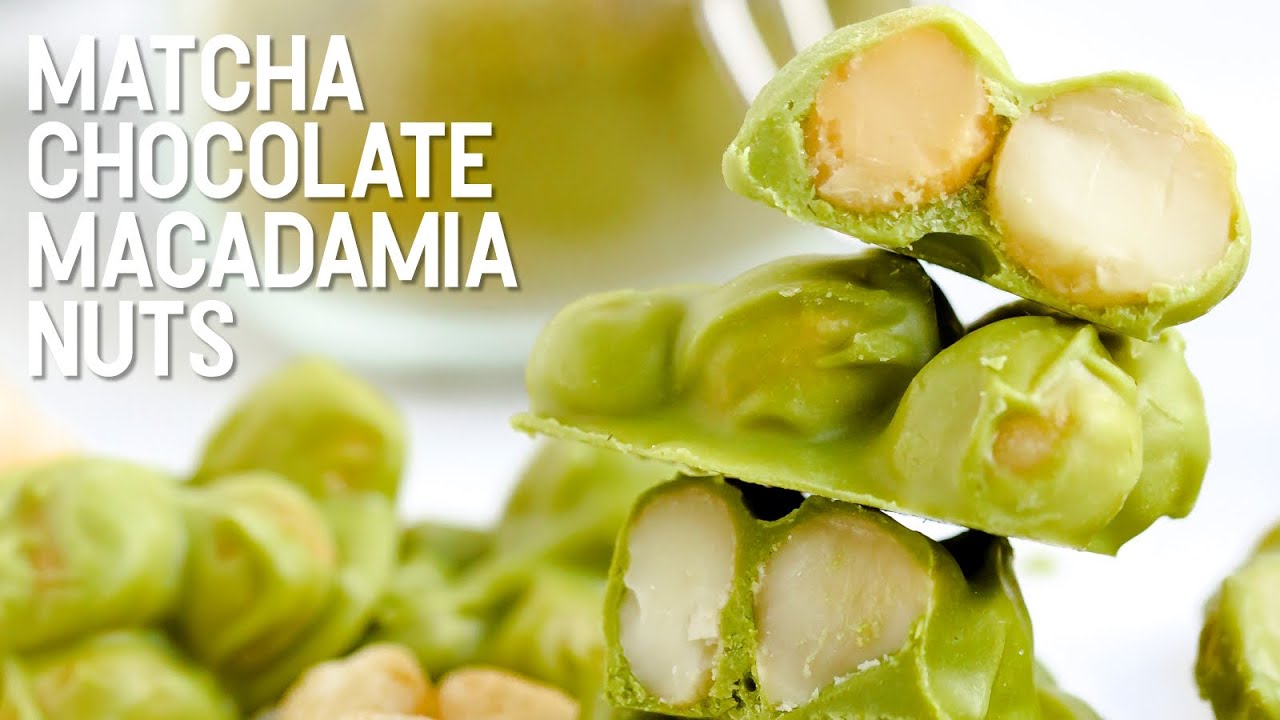 Matcha Chocolate Macadamia Nuts YouTube