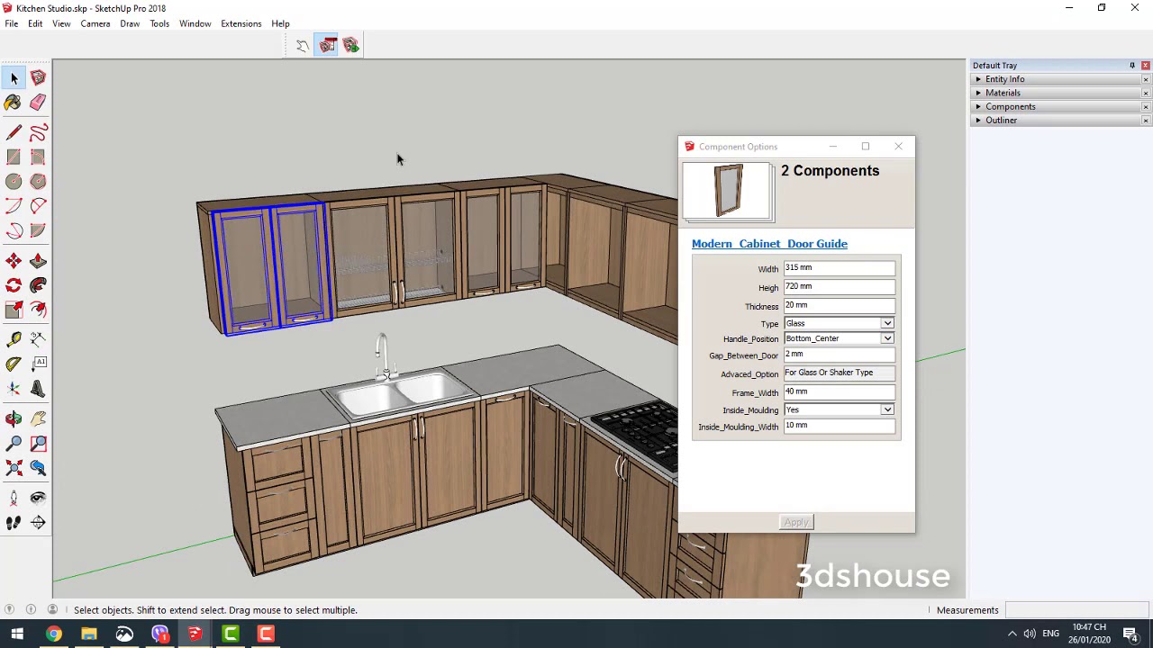 Sketchup Dynamic Components