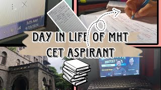 DAY IN LIFE Of MHT CET aspirant 2025|| PRODUCTIVE ROUTINE|| ClASS 12th || BOARDS 🎯