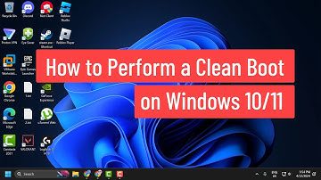 How to Perform a Clean Boot on Windows 10/11