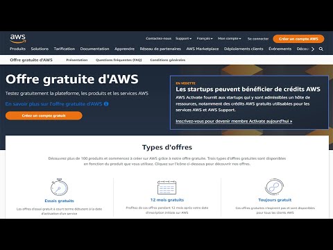 Vidéo: Comment savoir si mon compte AWS est gratuit ?