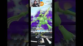 I soloed shadow scyther Raid! #pokémongo