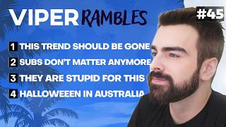 This Social Media Trend Is SICKENING | Viper Rambles #45