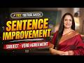 Topic Wise Sentence Improvement Subject Verb Agreement Grammar English With Rani Ma Am