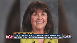 Local church dedicates service to fallen principal