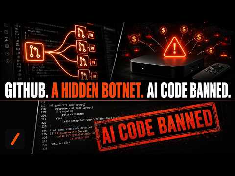 GitHub's Stacked PRs, a $50K TV Botnet, and GCC Bans AI Code