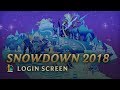 Snowdown 2018  login screen  league of legends