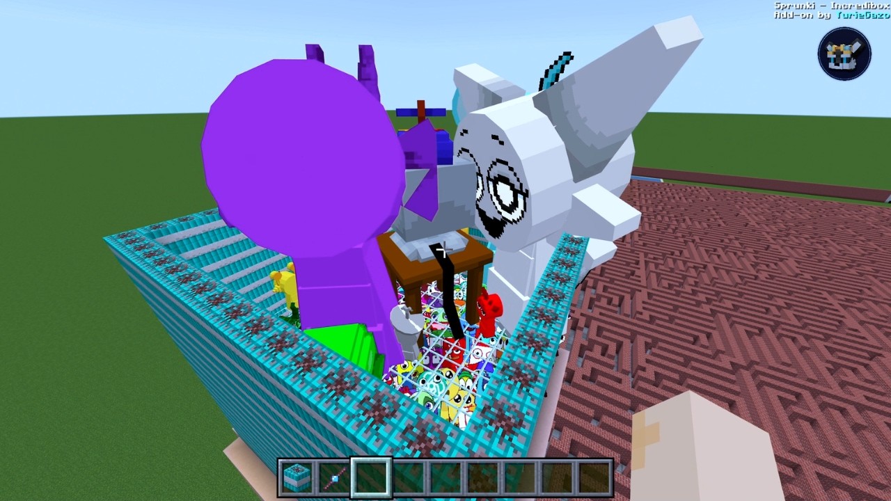 Incredibox Sprunki & HORROR SPRUNKI & MAZE MAP | Minecraft Bedrock