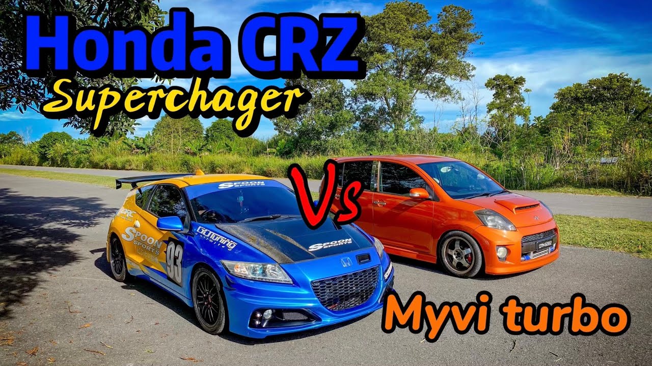 Honda CRZ superchager Vs Myvi turbo (episode.27)