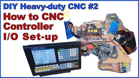 DIY Heavy-duty CNC #2, How to CNC controller Input/Output wiring, Parameter setting