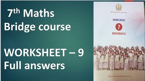 7th bridge course maths worksheet 9 full answers hiba maths