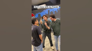 No messing with my friends 😶 #shorts #vishalpandey #bhavinbhanushali #teentigada