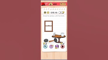 Brain Test Level 153- Break the window with the stone # Brain test solution # Puzzle Breaker