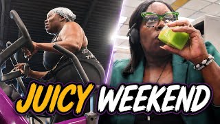Weekend Vlog| Nails, Cardio, Best Green Juice Recipe, a Car With NO AC?!| Mean Reen Vlogs