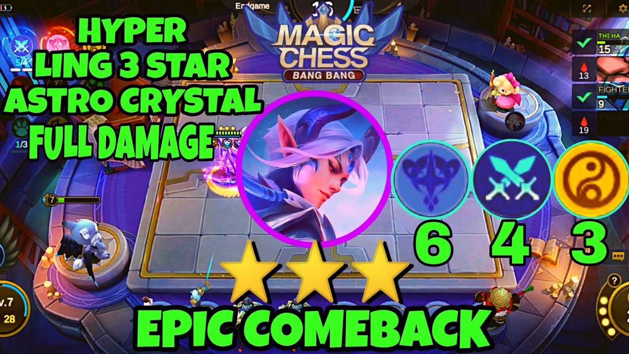 COMMANDER AUSTUS SKILL (3) HYPER LING 3 STAR ASTRO CRYSTAL FULL DAMAGE COMBO