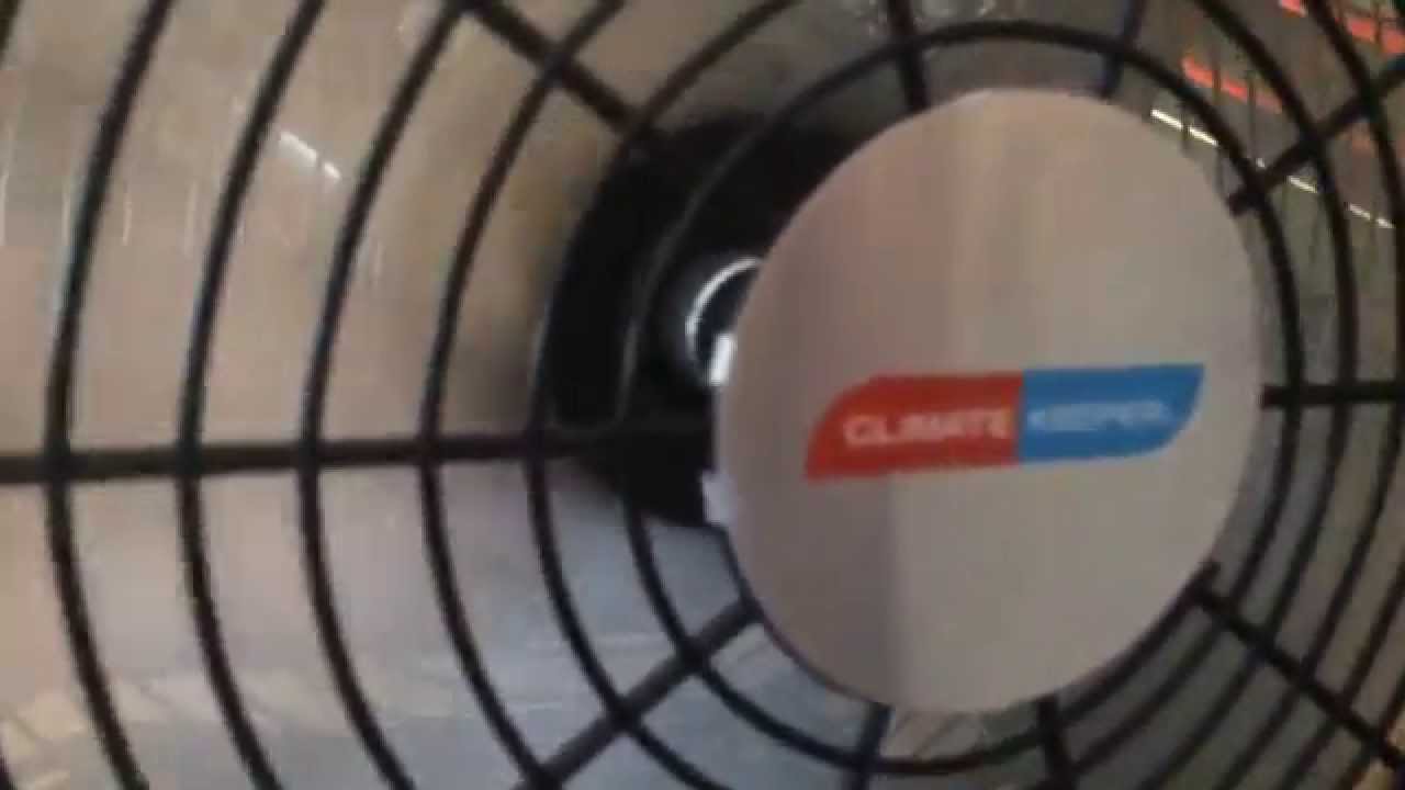 18" HV Fan on High (Climate Keeper/Patton) YouTube