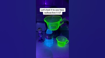 Finding & Testing Radioactivity of Uranium Glass from an Estate Sale ☢️