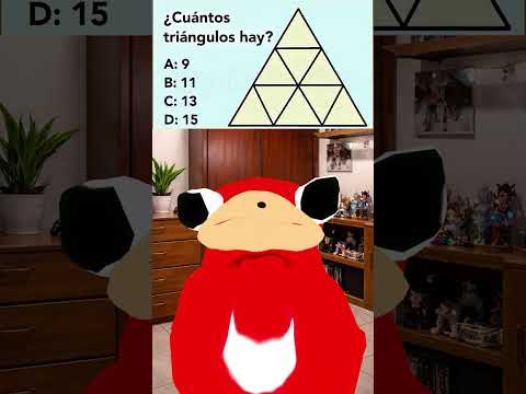 A ver si sabes cuántos triángulos hay 🐀💀 #shorts #humor #zilverk