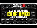 All 37 MWIII Weapons, Attachment Tuning, Detailed Stats, &amp; More!