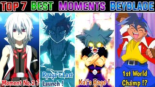 Top 7 Best Moments In Beyblade All Series Beyblade Og Metal Burst Hindi 