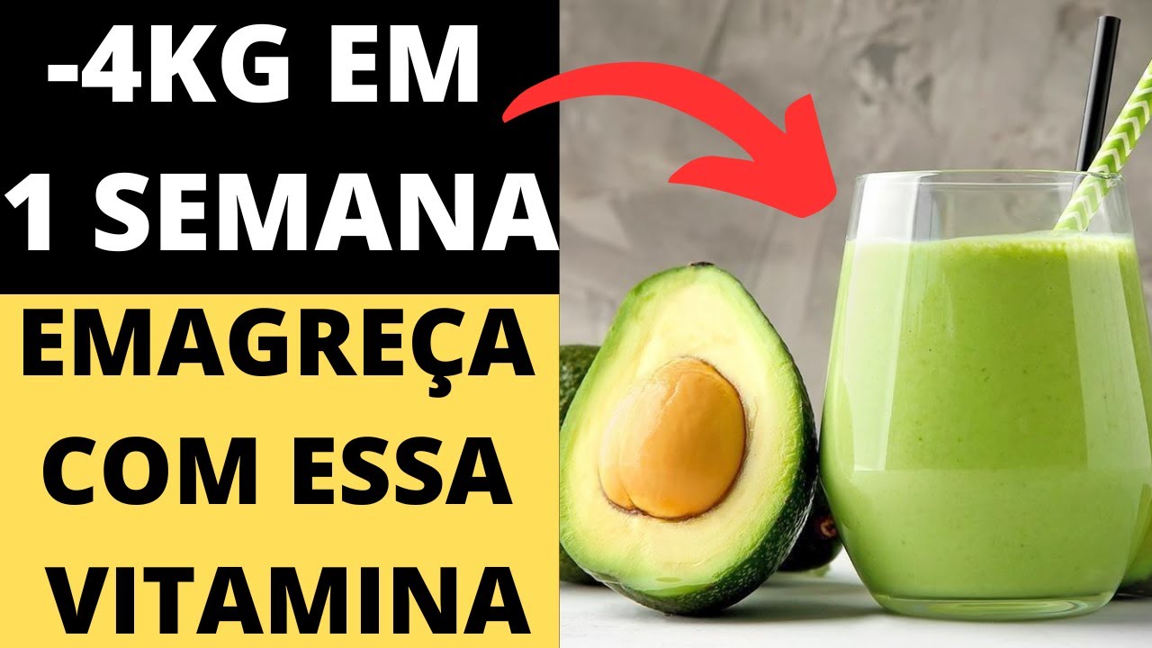 COMO FAZER VITAMINA DE ABACATE PARA EMAGRECER - COMO SECAR A BARRIGA EM ...