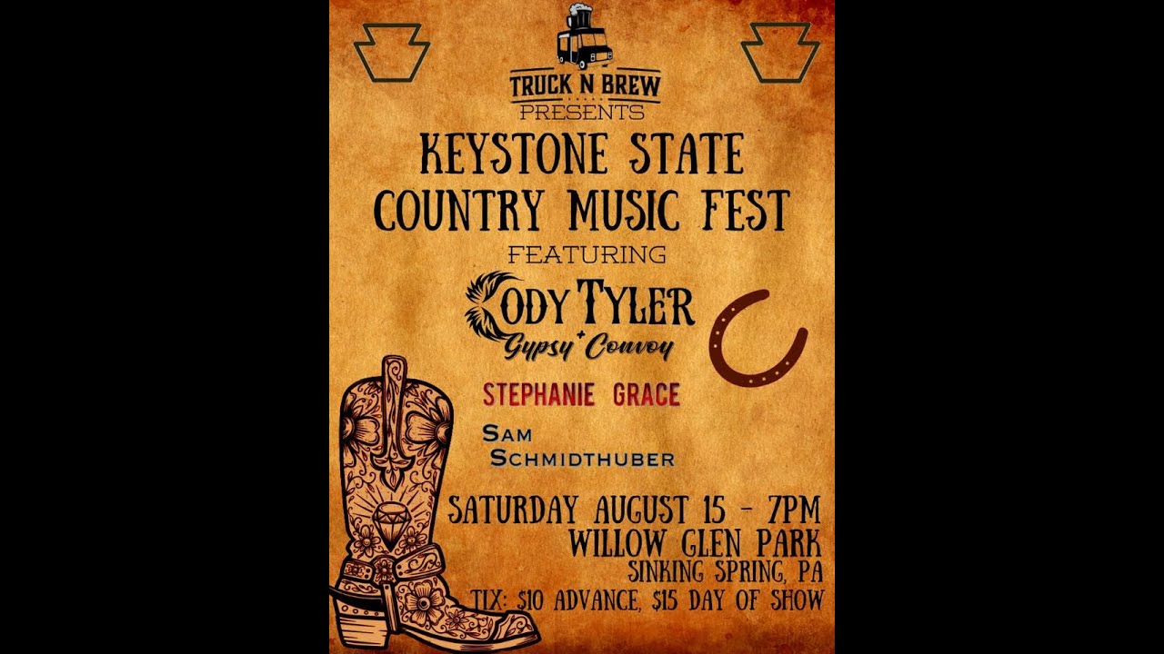 Watch Keystone State Country Music Fest Cody Tyler Gypsy Convoy Blessed Life on YouTube Watch Keystone State Country Music Fest Cody Tyler Gypsy Convoy Blessed Life on YouTube
