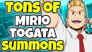Tons of Mirio Togata Summons!! | My Hero Ultra Rumble
