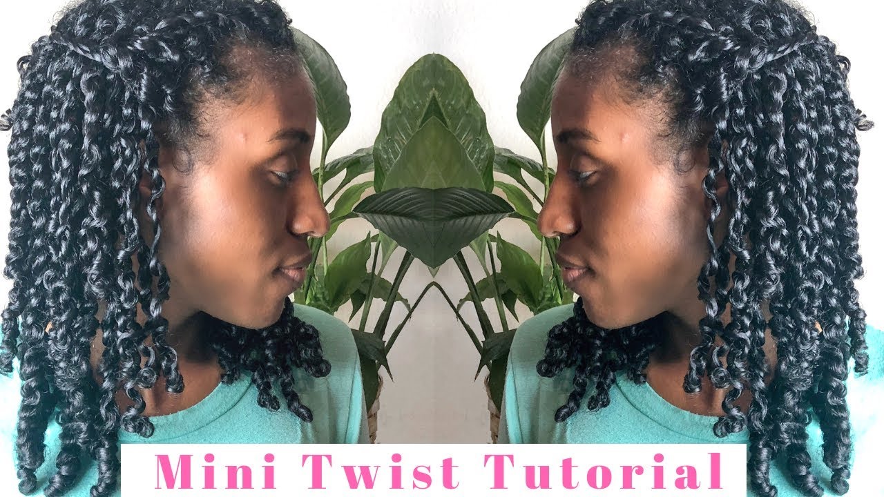 How To Achieve Juicy Mini Twist On Natural Hair | African Pride Moisture Miracle - YouTube