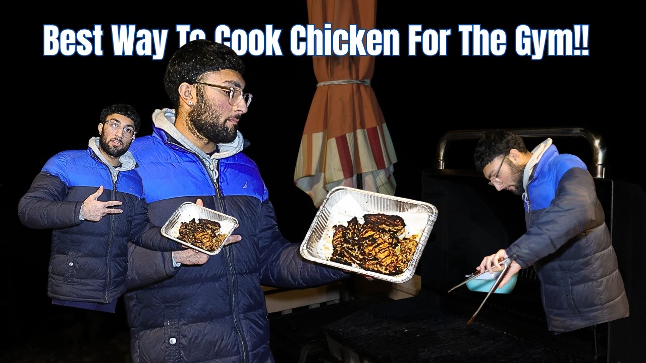 Best Way To Cook Chicken For The Gym!! (High Protein Meal Prep)